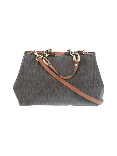Pre-owned Michael Michael Kors Satchel In Brown