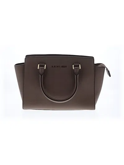 Pre-owned Michael Michael Kors Satchel In Brown