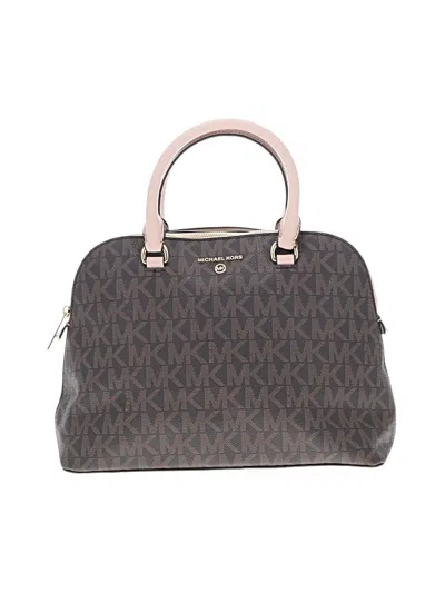 Pre-owned Michael Michael Kors Satchel In Brown