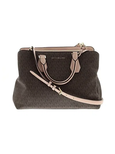 Pre-owned Michael Michael Kors Satchel In Brown