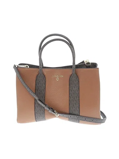 Pre-owned Michael Michael Kors Satchel In Brown