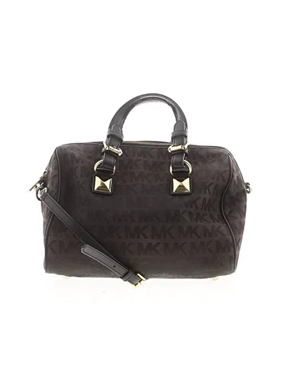 Pre-owned Michael Michael Kors Satchel In Brown