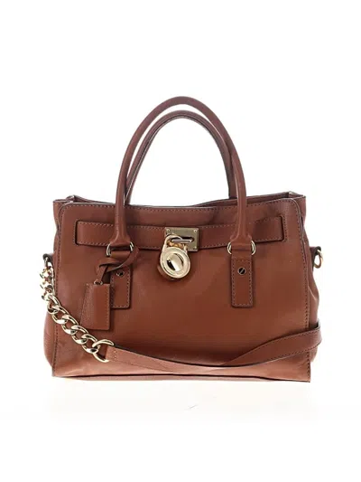Pre-owned Michael Michael Kors Satchel In Brown