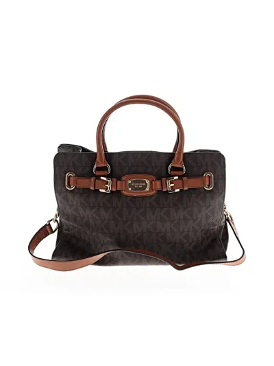 Pre-owned Michael Michael Kors Satchel In Brown
