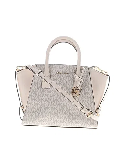 Pre-owned Michael Michael Kors Satchel In Gray