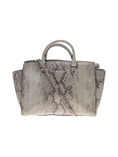 Pre-owned Michael Michael Kors Satchel In Green