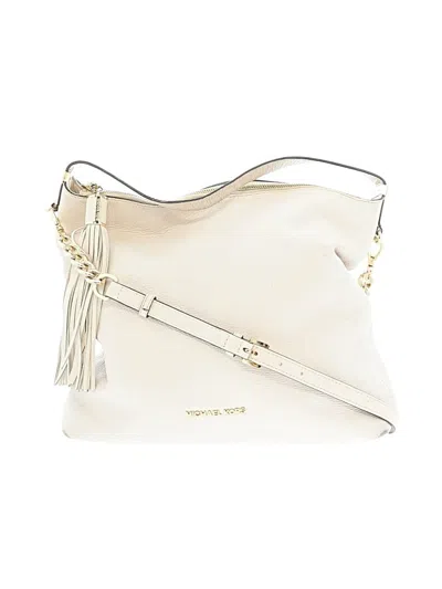 Pre-owned Michael Michael Kors Satchel In Ivory