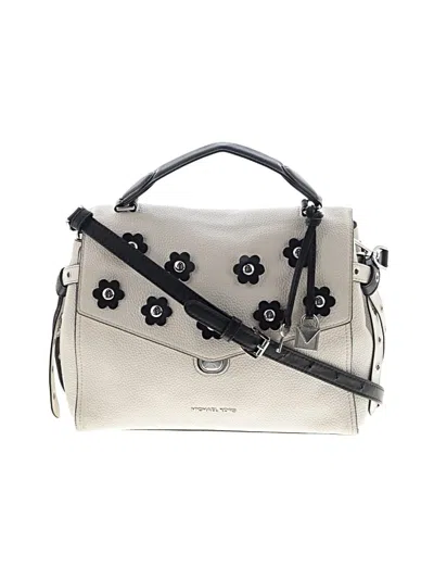 Pre-owned Michael Michael Kors Satchel In Ivory