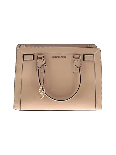 Pre-owned Michael Michael Kors Satchel In Ivory