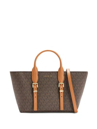 Michael Michael Kors Satchel Moore S Brown Camel Monogram