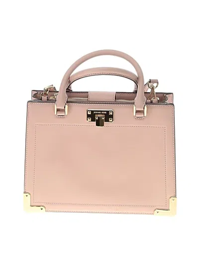 Pre-owned Michael Michael Kors Satchel In Pink