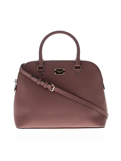 Pre-owned Michael Michael Kors Satchel In Pink