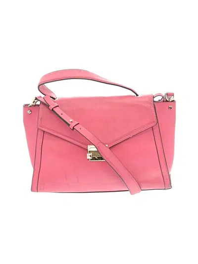 Pre-owned Michael Michael Kors Satchel In Pink