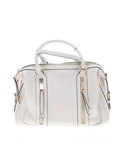 Pre-owned Michael Michael Kors Satchel In White