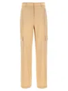 Michael Michael Kors Cargo Pants In Gold Triacetate Blend