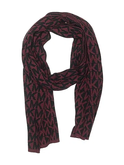 Pre-owned Michael Michael Kors Scarf In Burgundy