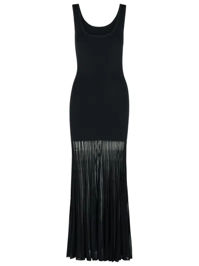 Michael Michael Kors 'scoop' Viscose Blend Dress In Black