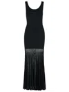 Michael Michael Kors 'scoop' Viscose Blend Dress In Black