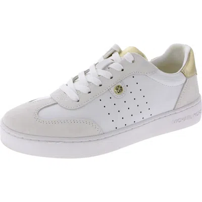 Michael Michael Kors Scotty Lace Up Womens Leather Lifestyle Casual And Fashion Sneakers In Multi