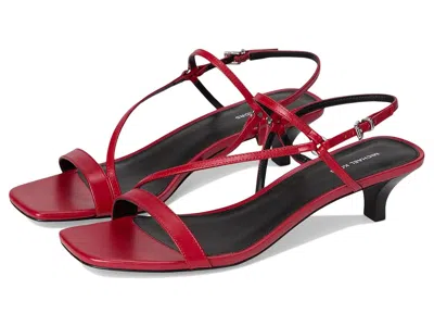 Michael Michael Kors Selina Kitten Sandals In Red