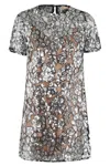 Michael Michael Kors Sequin Floral Tshirt Drs