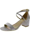 Michael Michael Kors Serena Flex Sandal Womens Ankle Strap Open Toe Block Heel In Multi