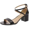 Michael Michael Kors Serena Womens Open Toe Leather Heels In Black