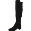 Michael Michael Kors Sg24h Womens Monogram Manmade Knee-high Boots In Black
