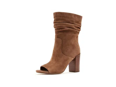 Michael Michael Kors Shayna Heeled Bootie Women's Boots Luggage: 8 M In Brown
