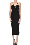 Michael Michael Kors Longuette Dress In Black