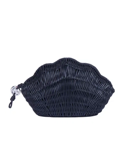 Michael Michael Kors Shelly Clutch In Blue