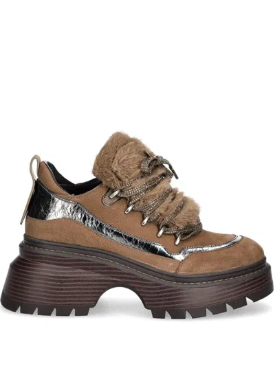 Michael Michael Kors Shiloh Boots In Brown