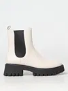 Michael Michael Kors Womens Colorblock Leather Booties In Yellow Cream
