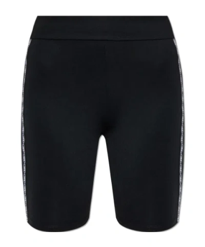 Michael Michael Kors Short Leggings With Logo In Black