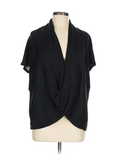 Pre-owned Michael Michael Kors Short Sleeve Blouse In Black
