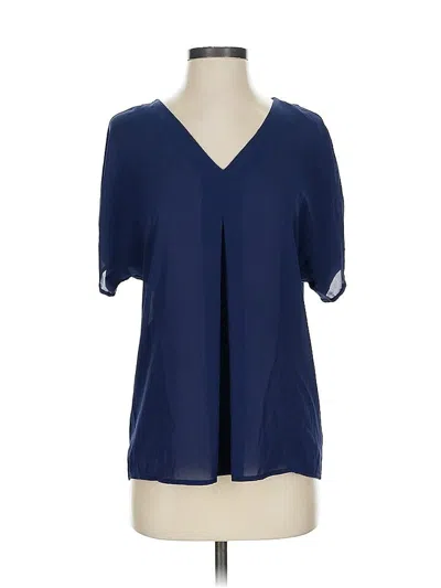 Pre-owned Michael Michael Kors Short Sleeve Blouse In Blue