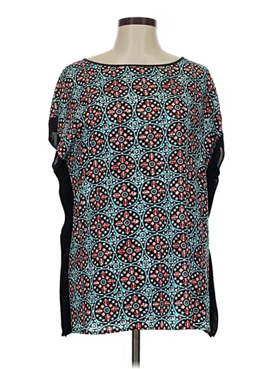 Pre-owned Michael Michael Kors Short Sleeve Blouse In Blue