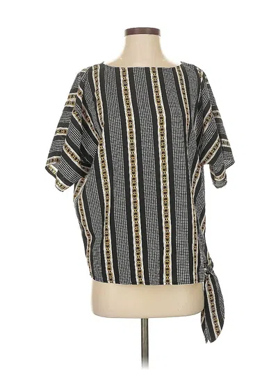 Pre-owned Michael Michael Kors Short Sleeve Blouse In Gray