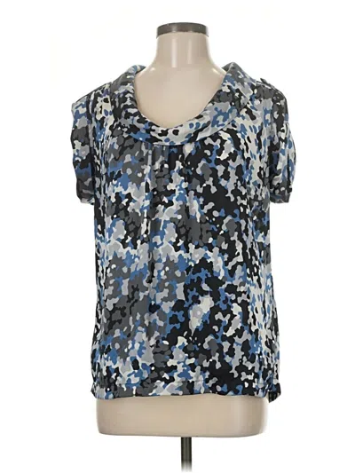 Pre-owned Michael Michael Kors Short Sleeve Blouse In Silver
