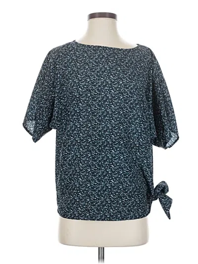 Pre-owned Michael Michael Kors Short Sleeve Blouse In Teal