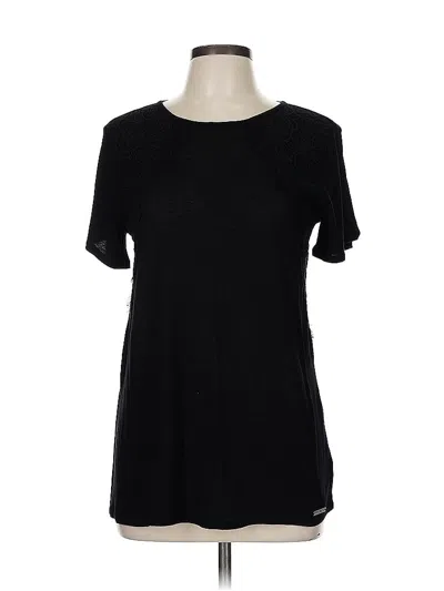 Pre-owned Michael Michael Kors Short Sleeve T-shirt In Black