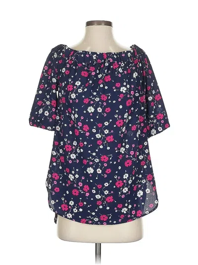 Pre-owned Michael Michael Kors Short Sleeve T-shirt In Blue