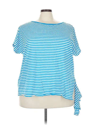 Pre-owned Michael Michael Kors Short Sleeve T-shirt In Blue