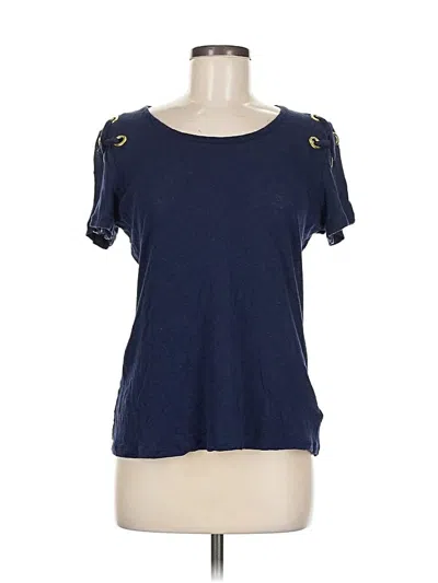 Pre-owned Michael Michael Kors Short Sleeve T-shirt In Blue