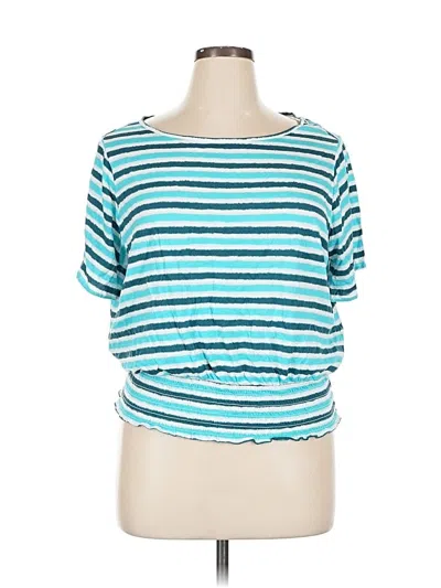 Pre-owned Michael Michael Kors Short Sleeve T-shirt In Blue