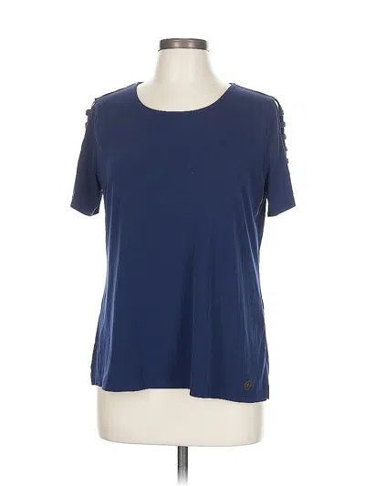 Pre-owned Michael Michael Kors Short Sleeve T-shirt In Blue
