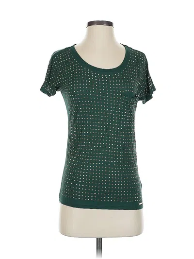 Pre-owned Michael Michael Kors Short Sleeve T-shirt In Green