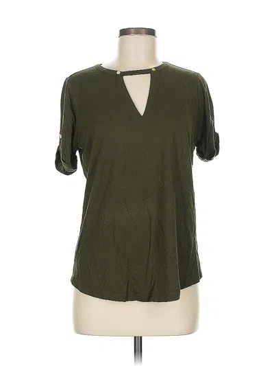 Pre-owned Michael Michael Kors Short Sleeve T-shirt In Green
