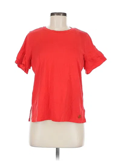 Pre-owned Michael Michael Kors Short Sleeve T-shirt In Red