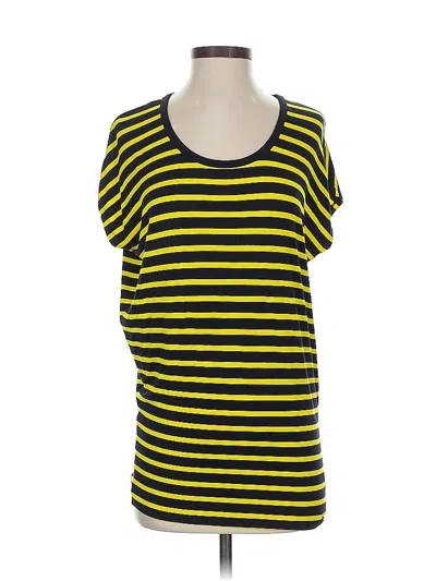 Pre-owned Michael Michael Kors Short Sleeve T-shirt In Yellow